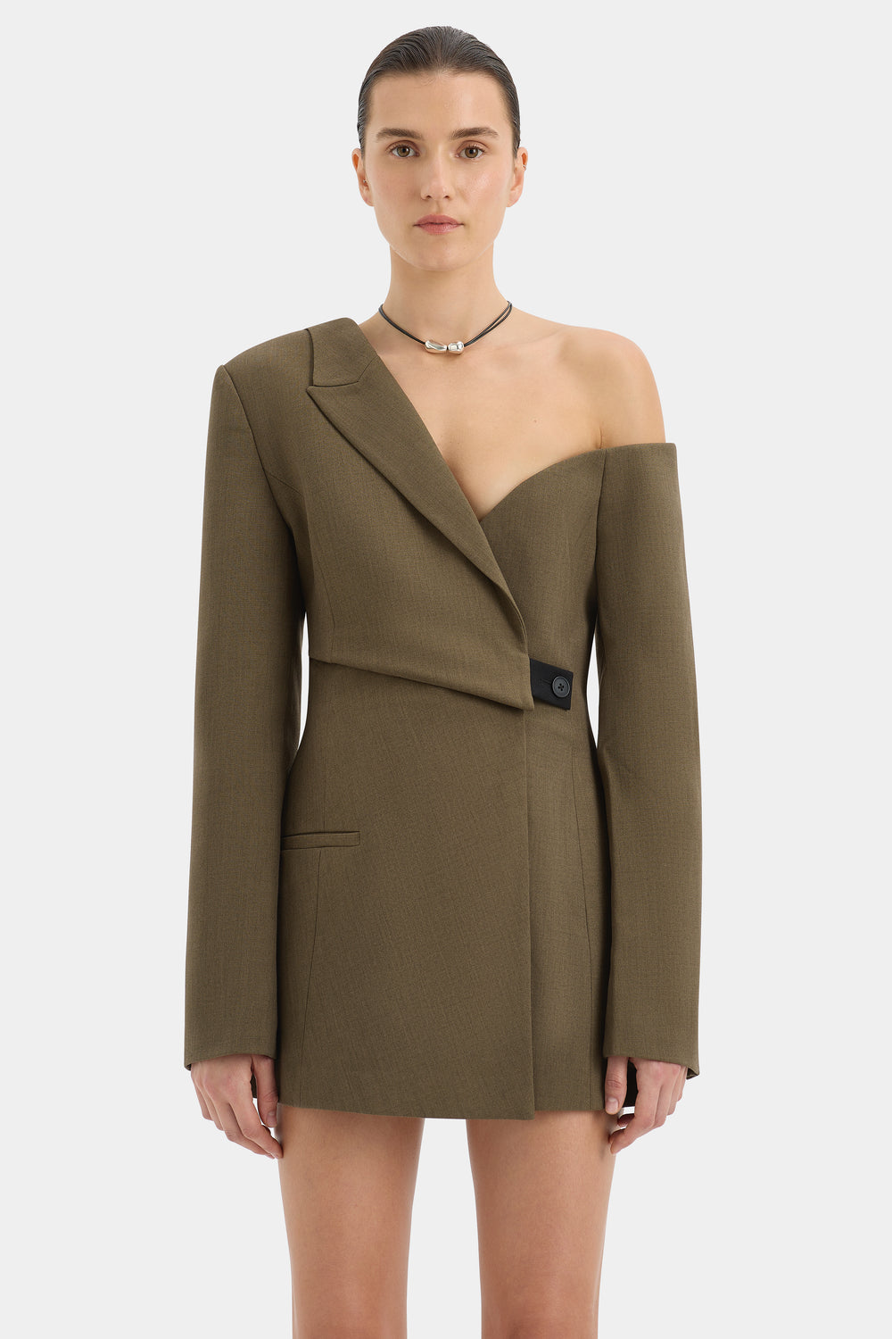 Sartoria Mini Dress - Chocolate Marle