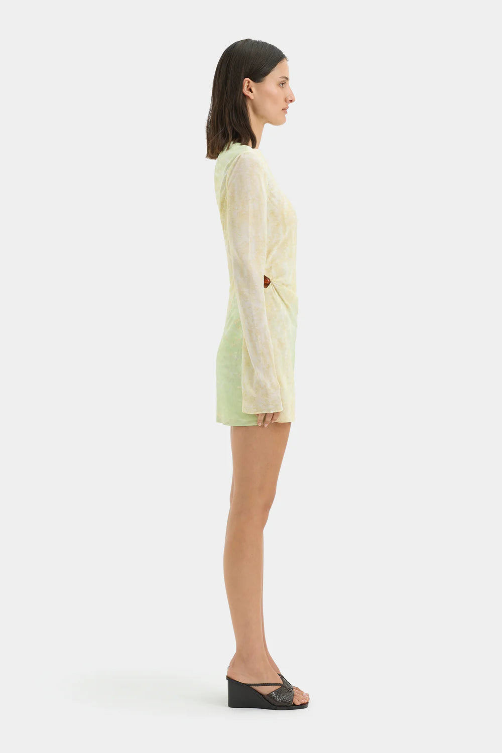 Citterio Mini Dress - Giardino Citro Print