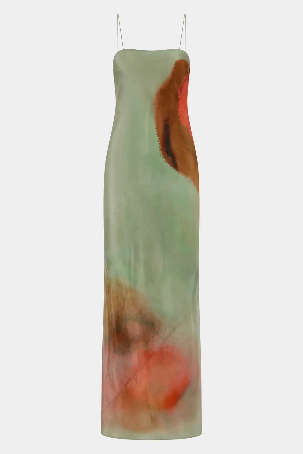 Calle Slip Dress - Acquerello Print