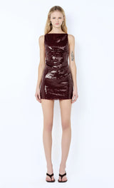 Celestia Mini Dress - Plum