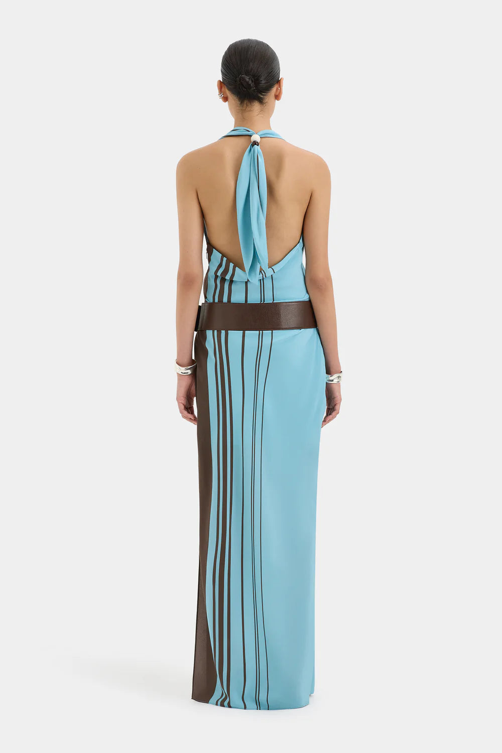 Rioja Halter Scarf Midi Dress
