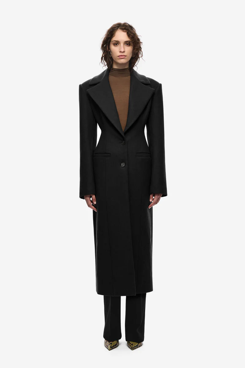 The Hourglass Tailored Wool Coat