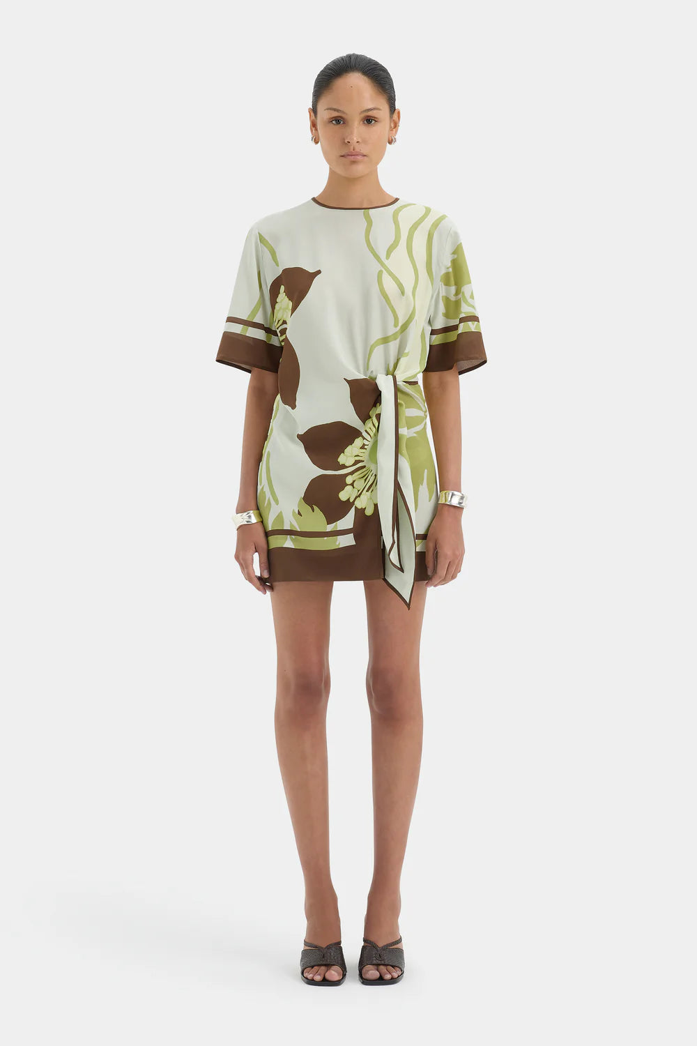 Amaia Mini Dress - Floral Vine