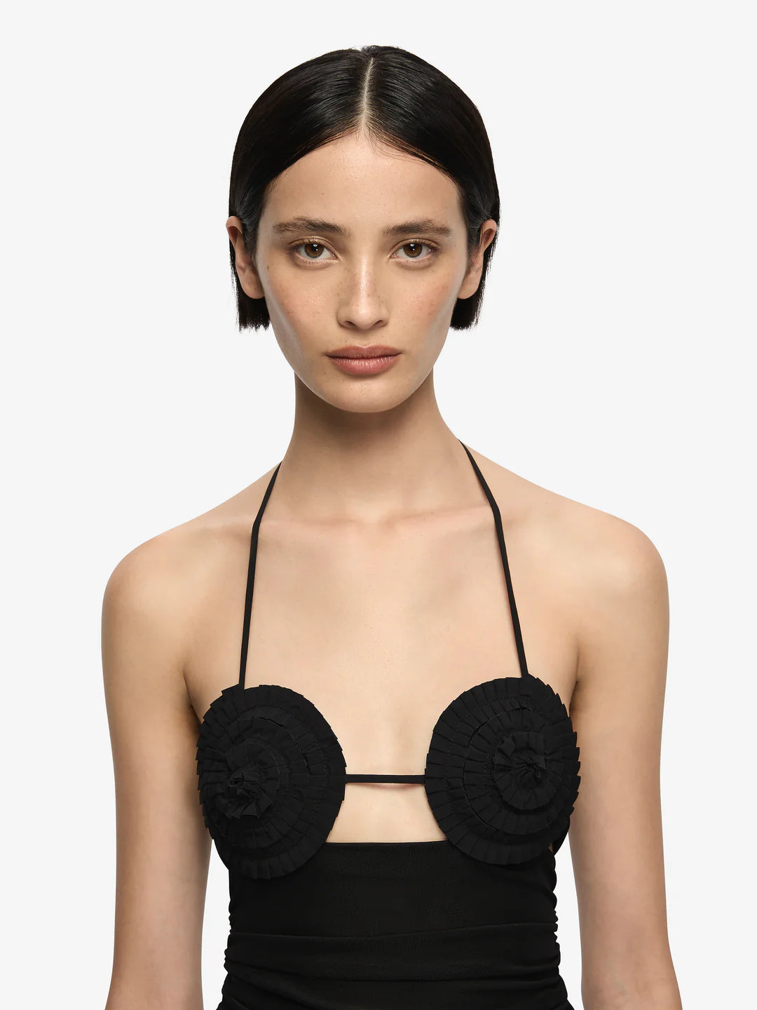 Delila Spiral Top - Black