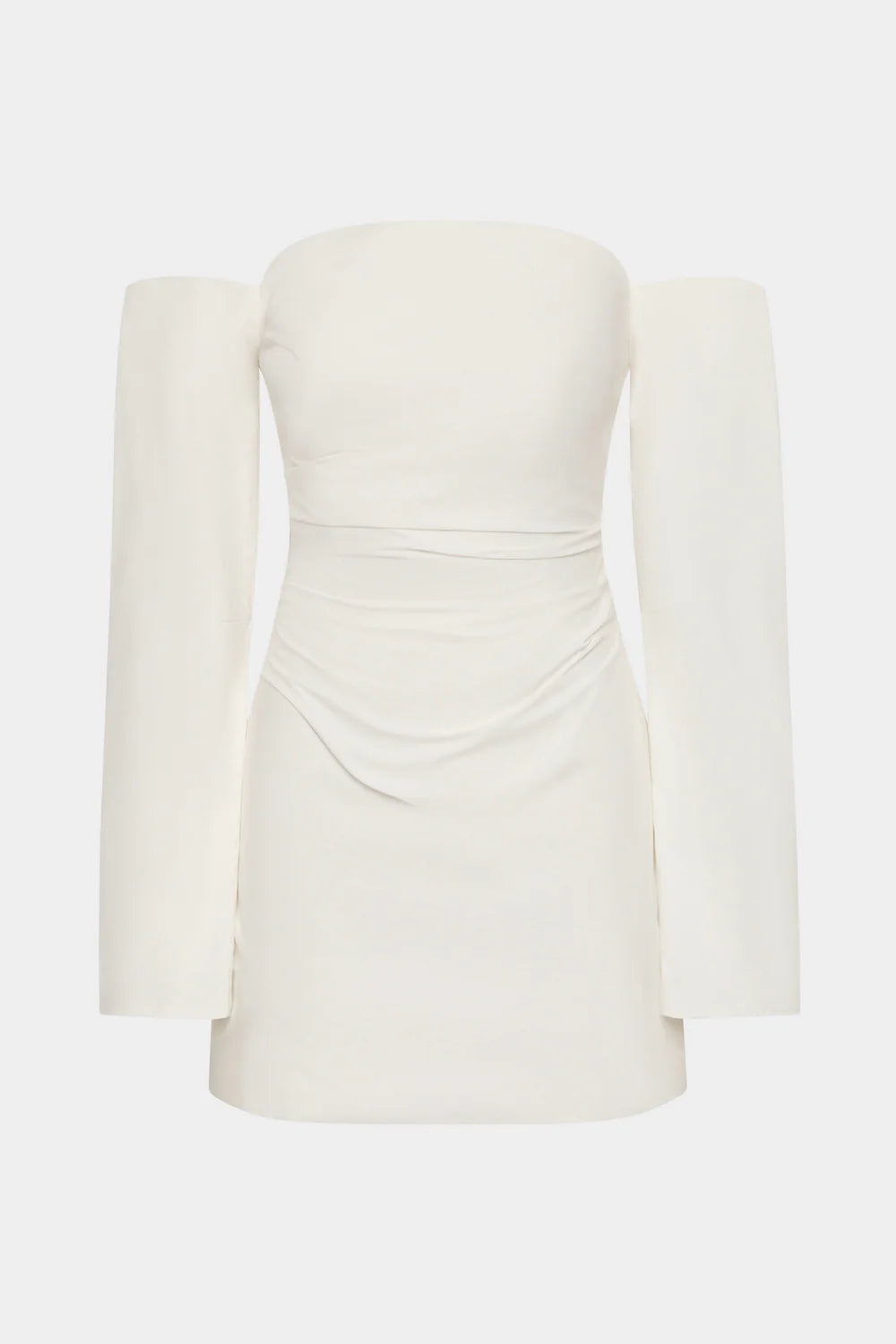 Martina Sleeved Mini Dress - Ivory