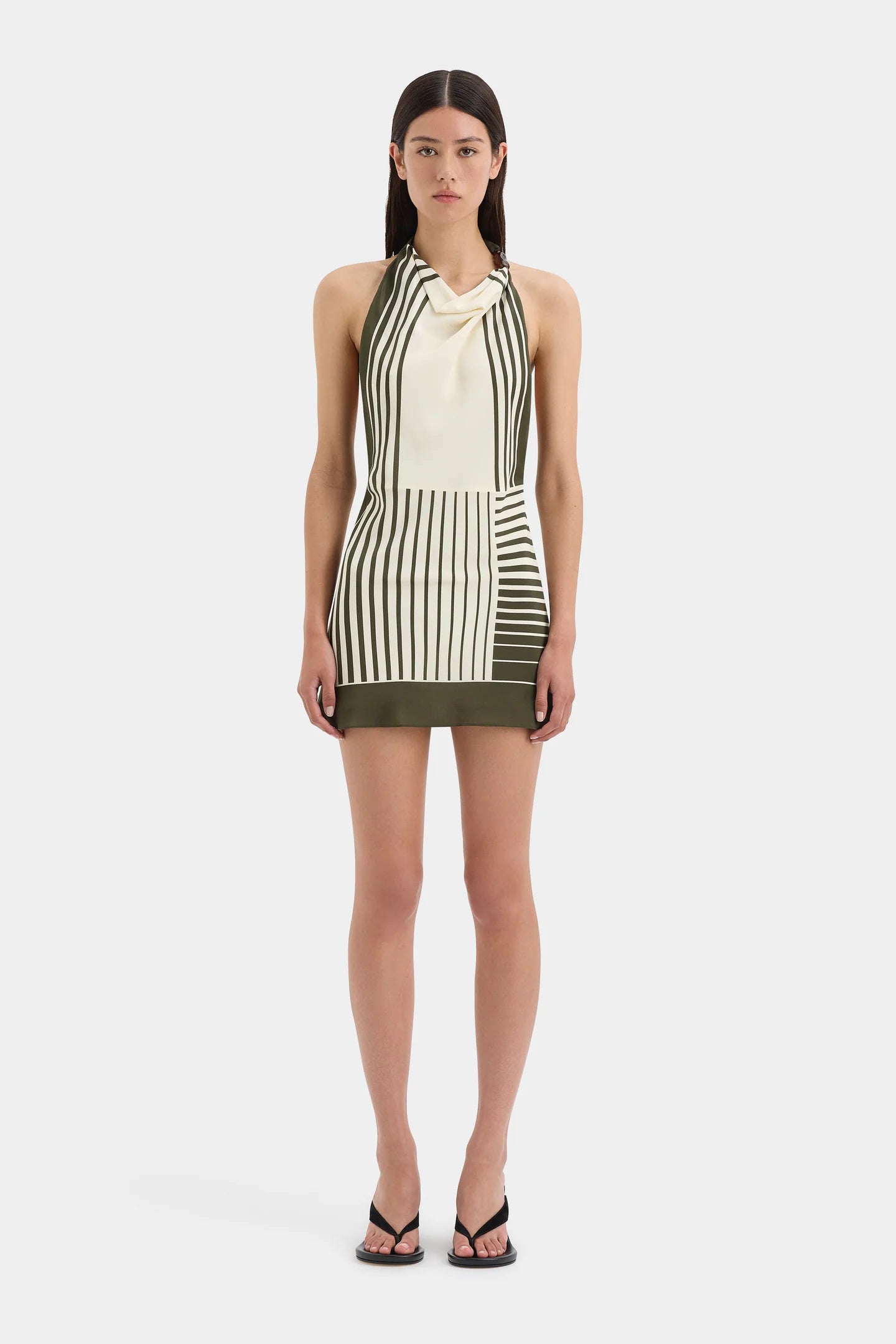 Leilana Mini Dress - Garden Stripe