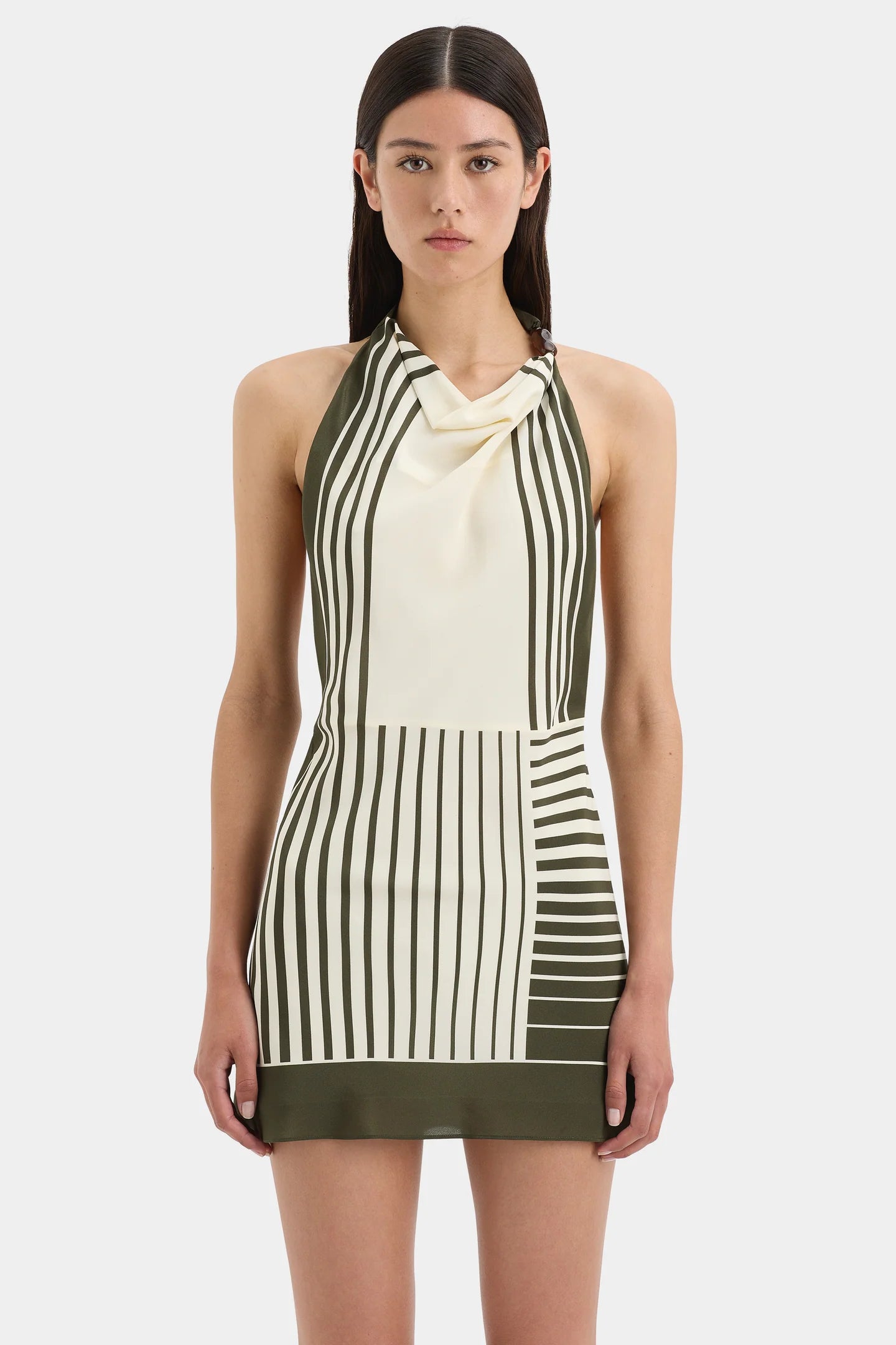 Leilana Mini Dress - Garden Stripe