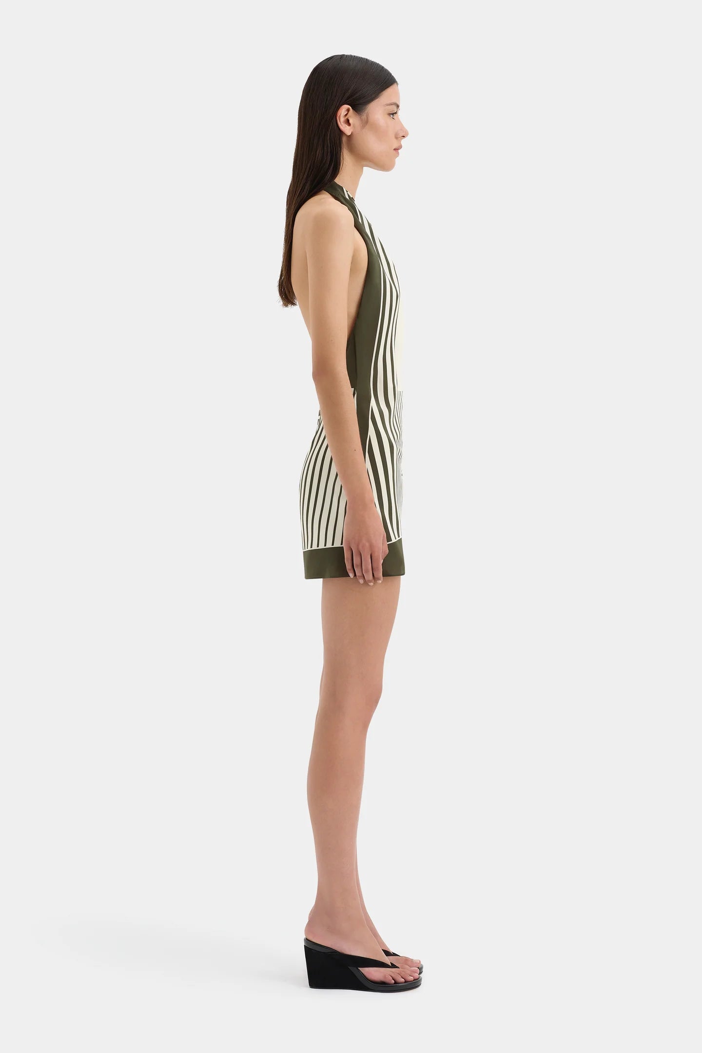 Leilana Mini Dress - Garden Stripe