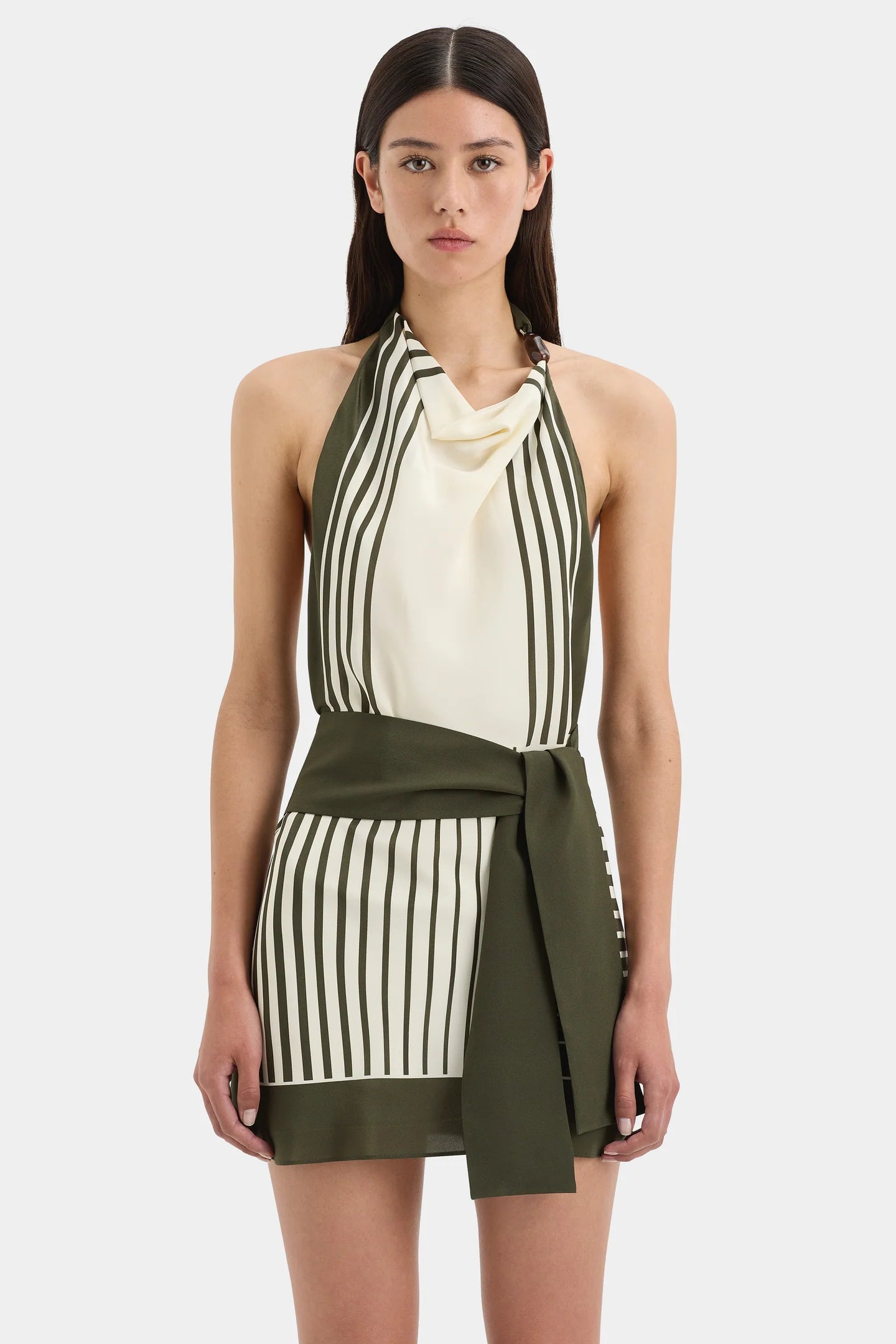 Leilana Mini Dress - Garden Stripe