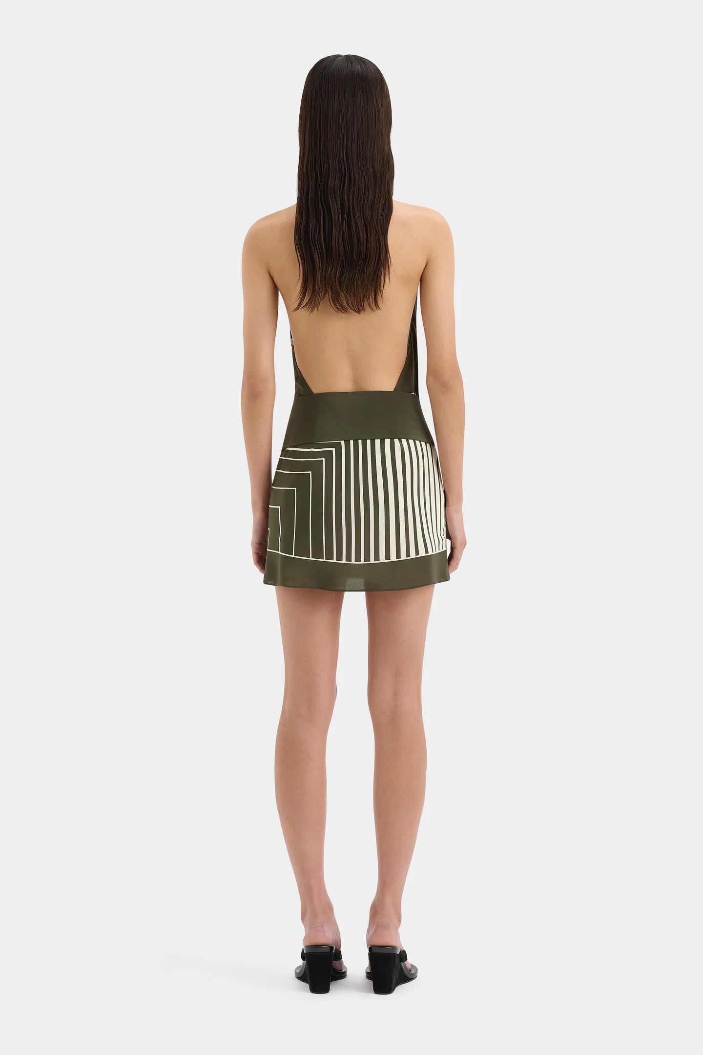 Leilana Mini Dress - Garden Stripe