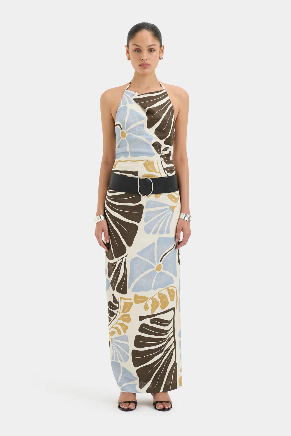 Lola Pleated Midi Dress