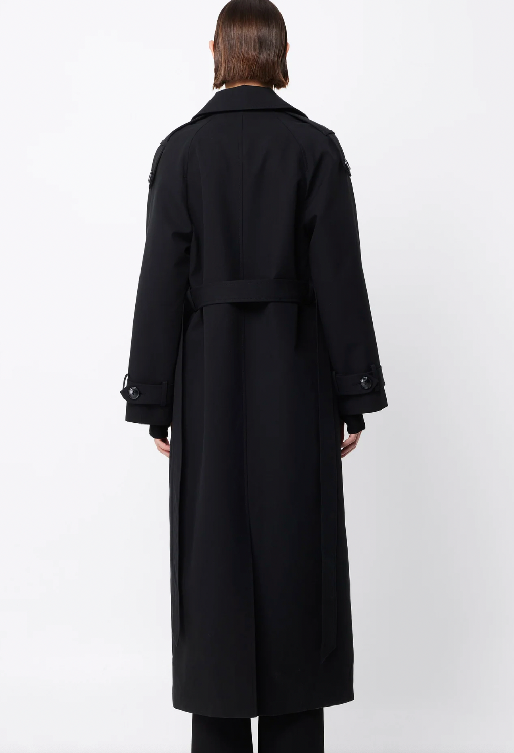 Franklin Trench Coat - Black