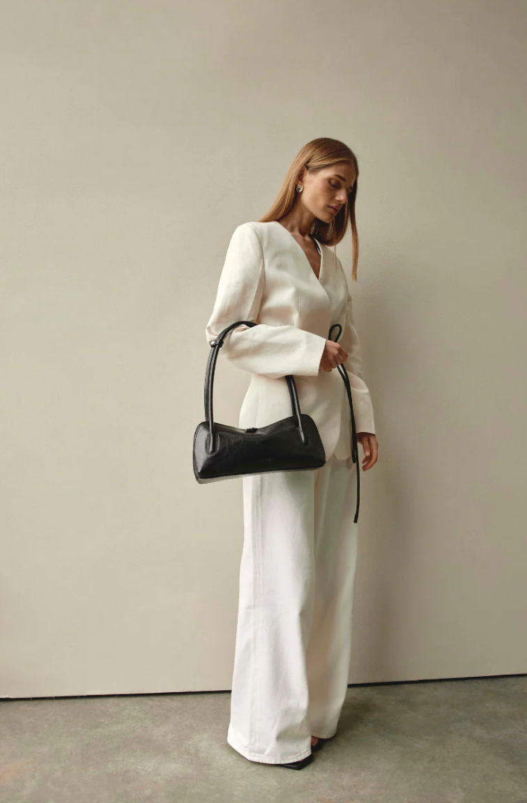 Fallon Black Shoulder Bag