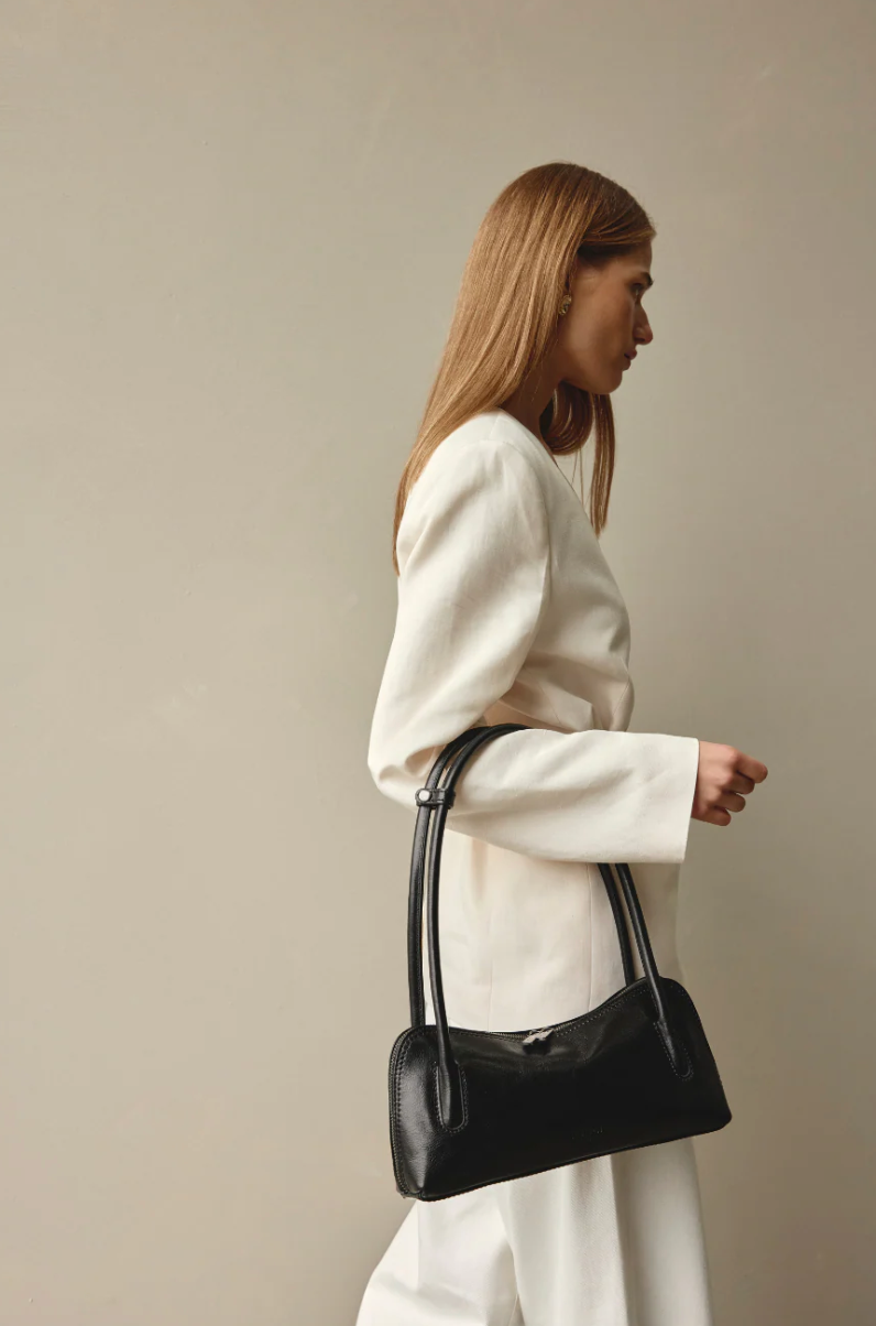 Fallon Black Shoulder Bag