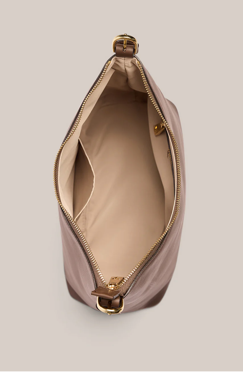 Harper Chocolate Leather Hobo