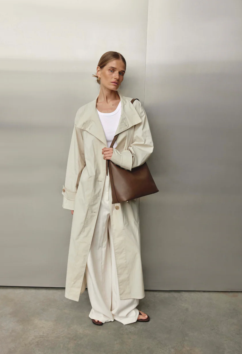 Harper Chocolate Leather Hobo