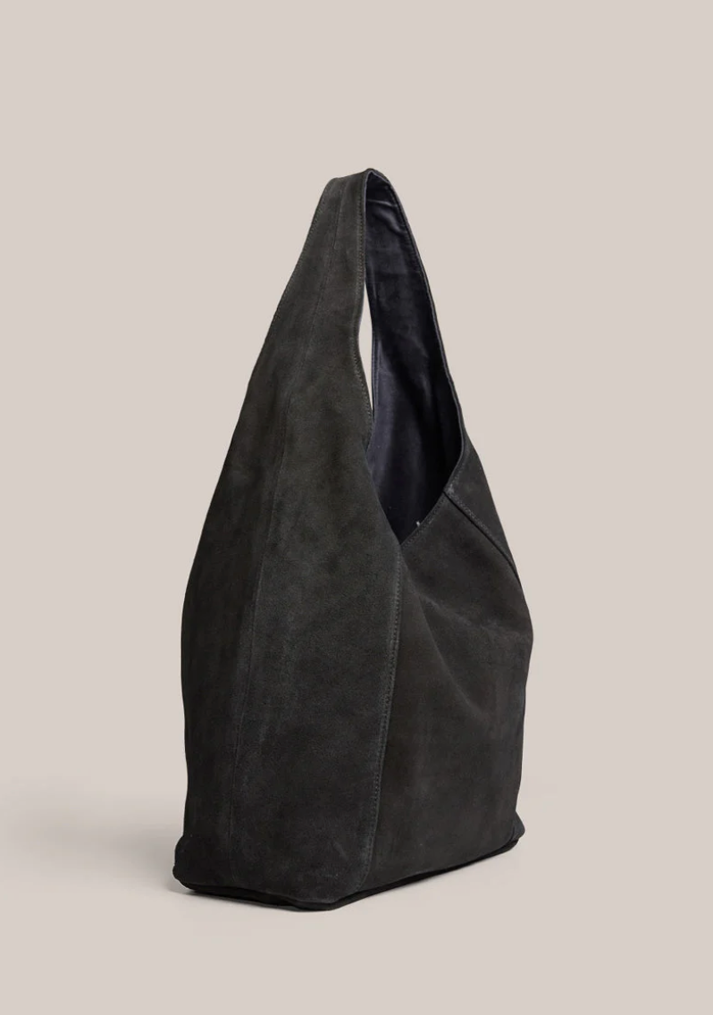 Sienna 2.0 Black Suede Hobo