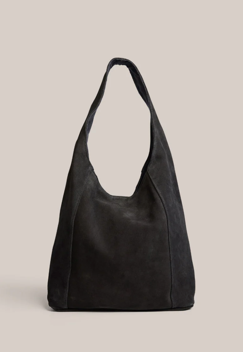 Sienna 2.0 Black Suede Hobo