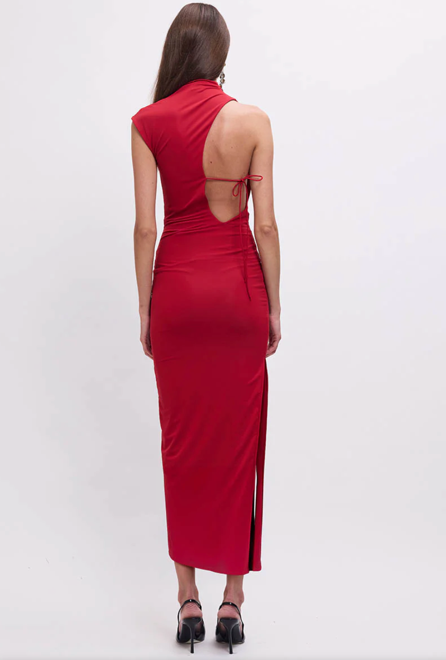 Phoebe Maxi Dress - Red