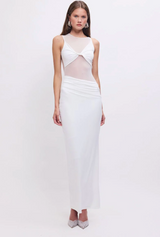 Auguste Sleeveless Maxi Dress - White