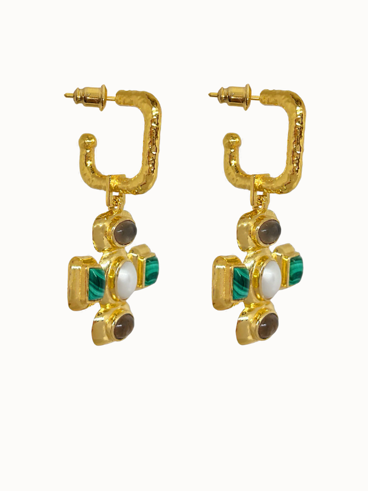 Anushka Earrings - Gold