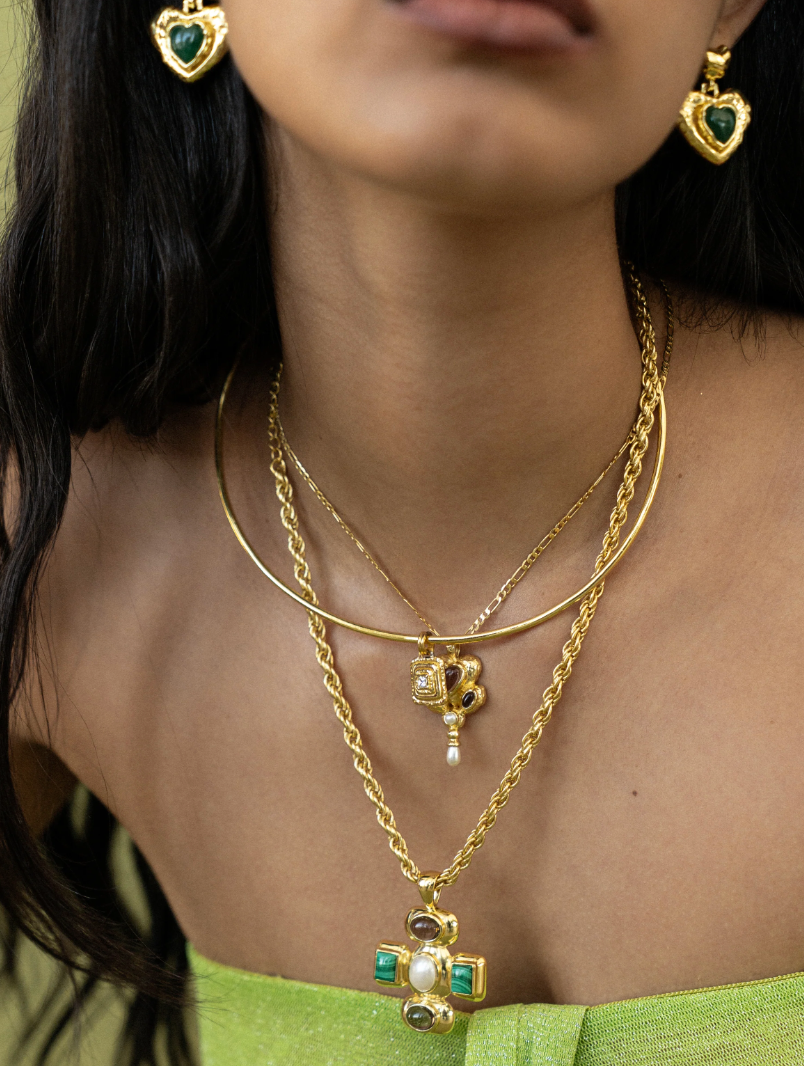 Shreya Necklace - Gold