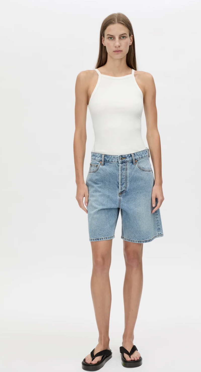 Ezra Denim Short - Light Vintage Blue