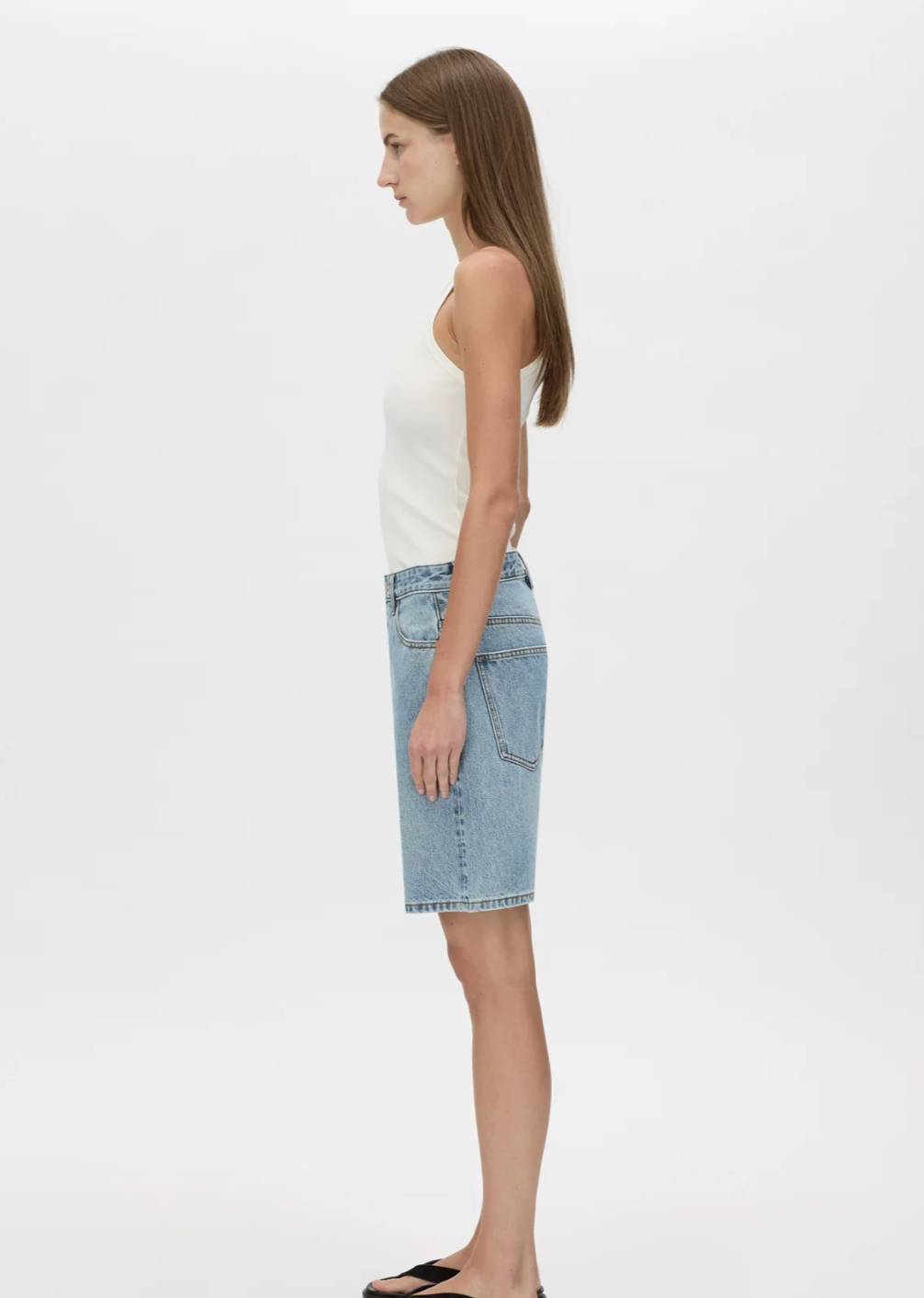 Ezra Denim Short - Light Vintage Blue