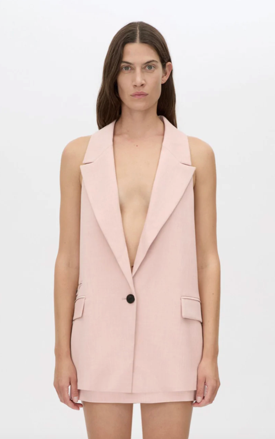 Rode Vest - Dusty Pink