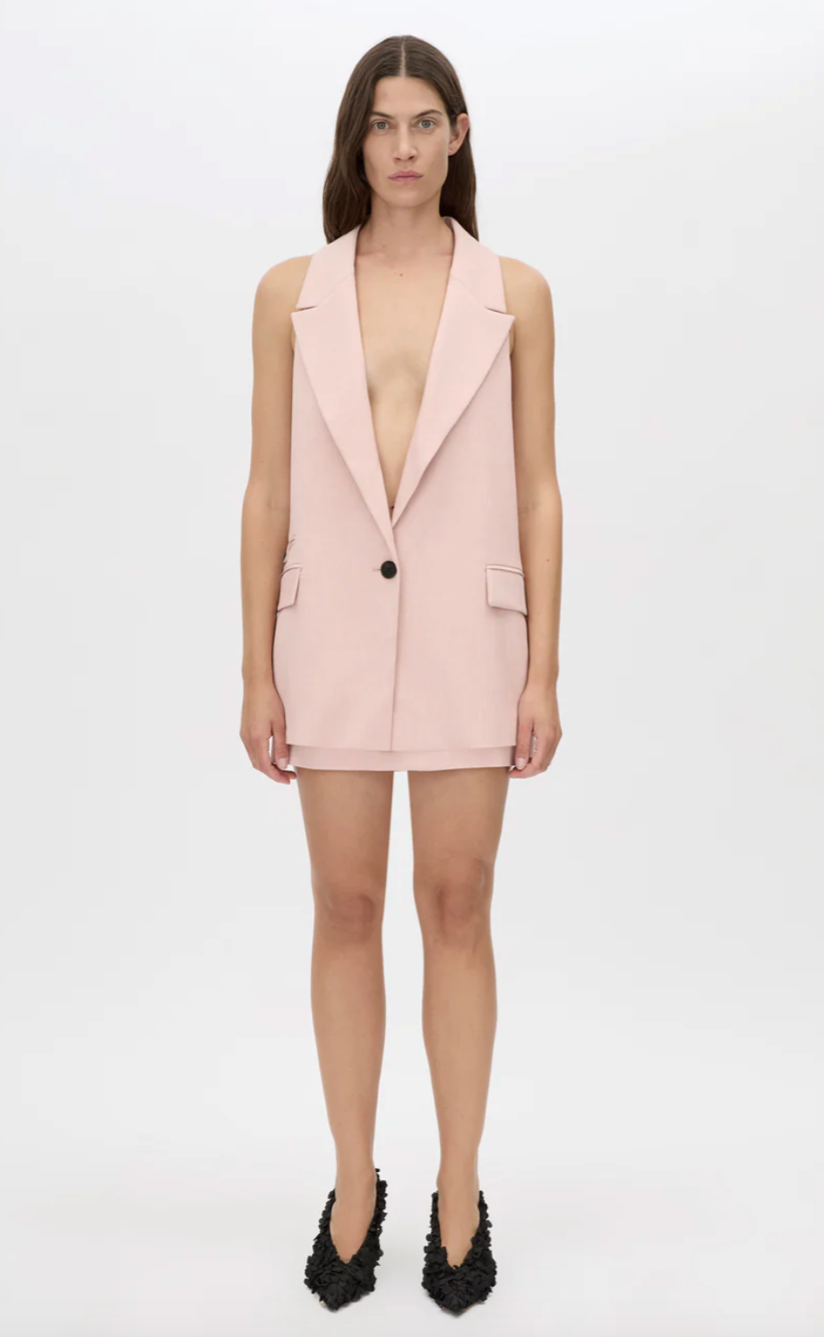 Rode Vest - Dusty Pink