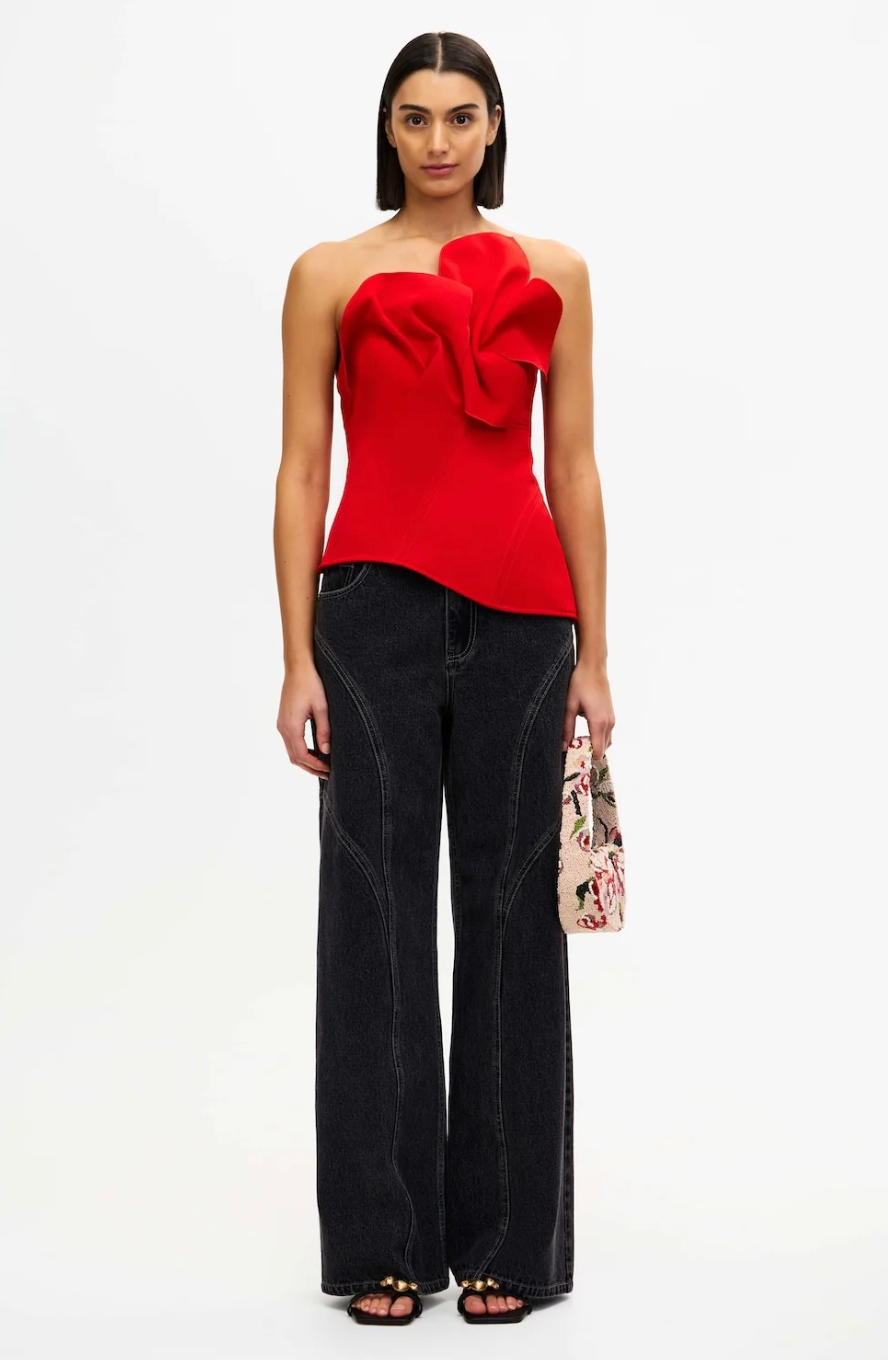 Esher Maxi Dress - Cherry