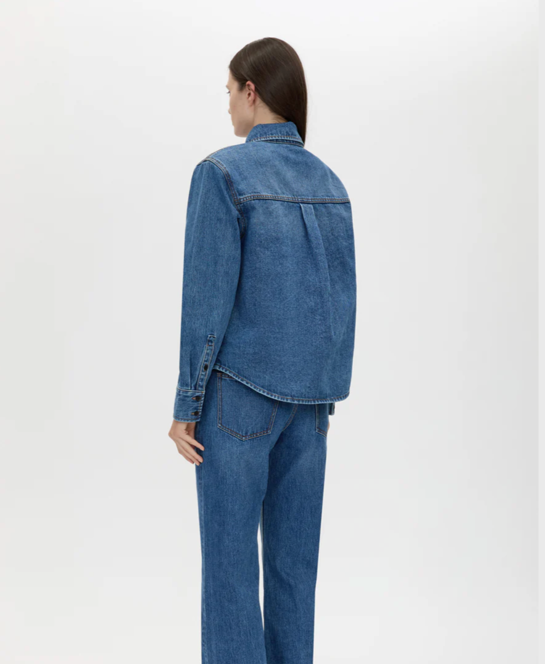 Caden Denim Shirt - Dark Classic Blue