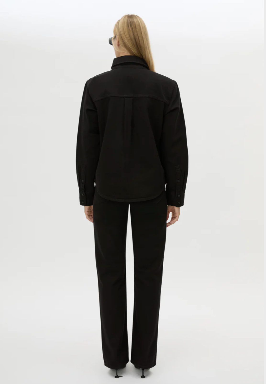 Caden Denim Shirt - True Black