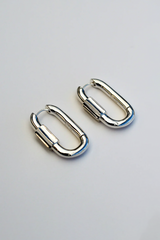 Disengage Small Link Earrings - Sterling Silver