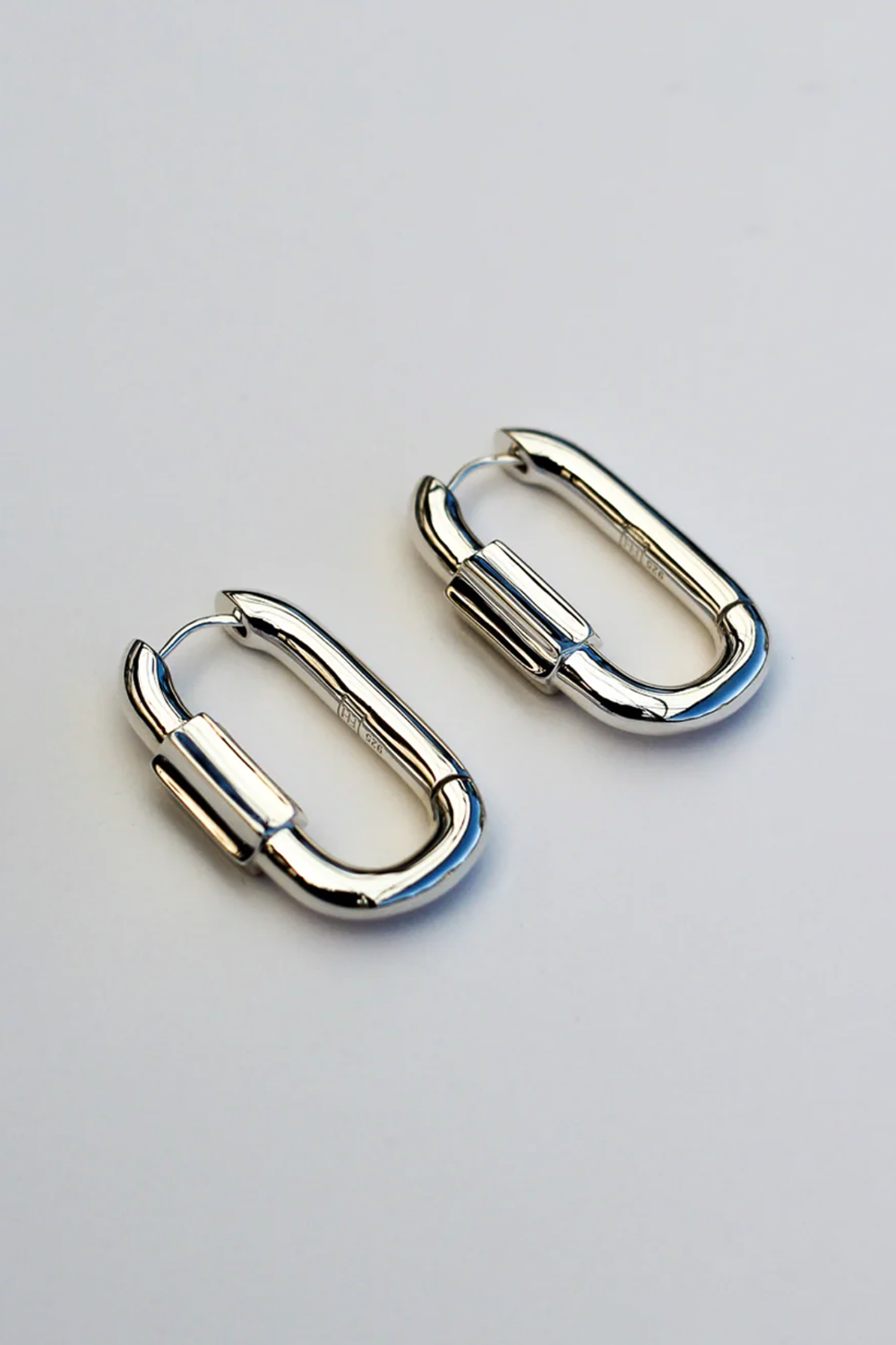 Disengage XL Link Earrings - Sterling Silver