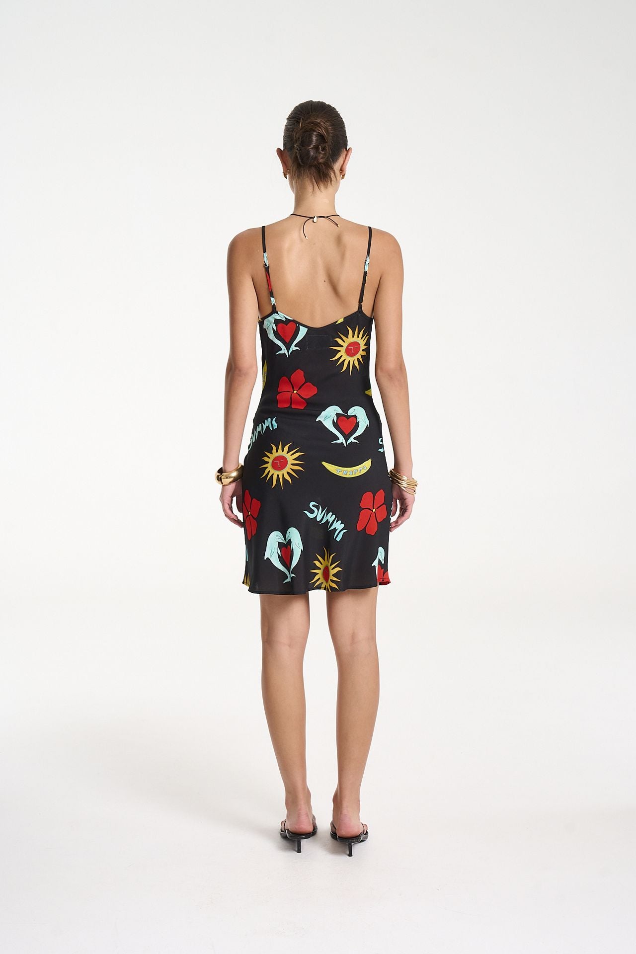 Siren Mini Dress - Troppo Night Print