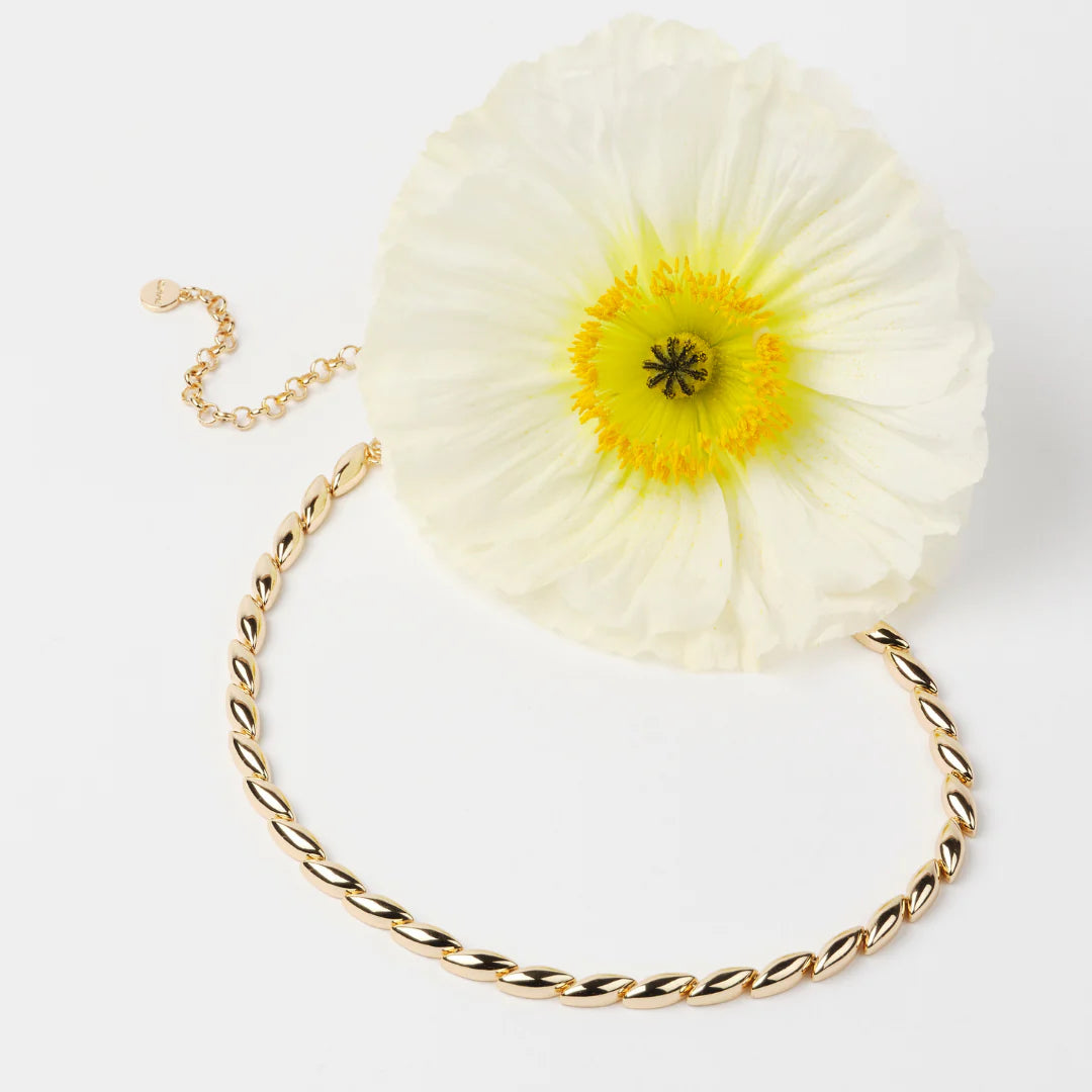 Marquise Necklace Small - Gold