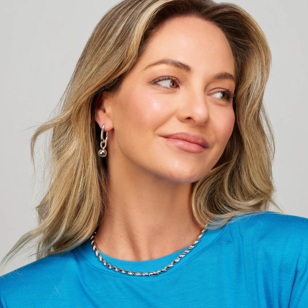 Marquise Necklace Small - Silver