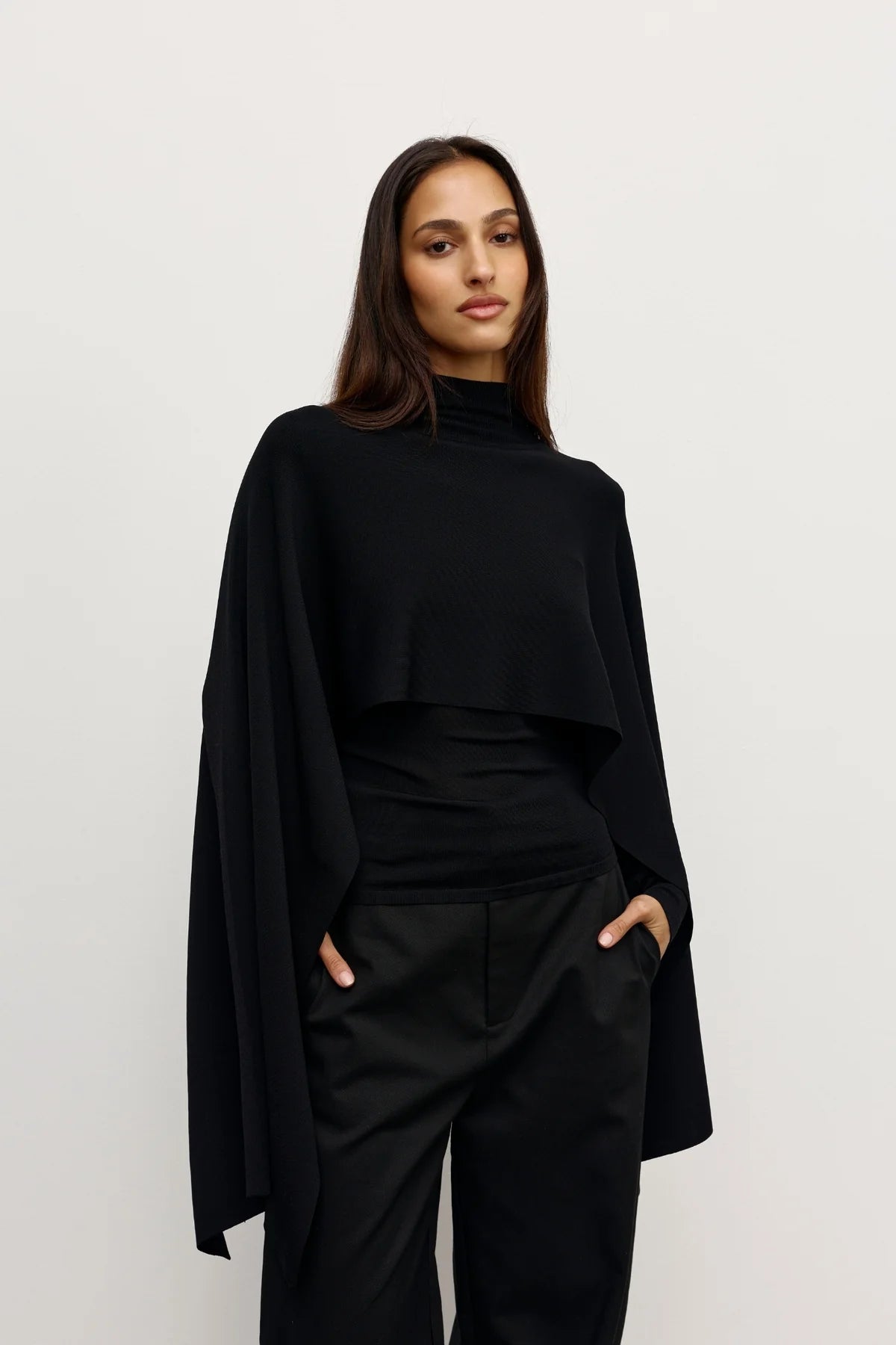 Sorello Poncho - Black