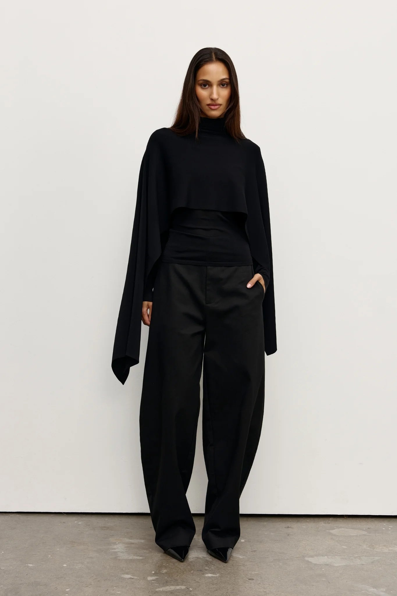 Sorello Poncho - Black
