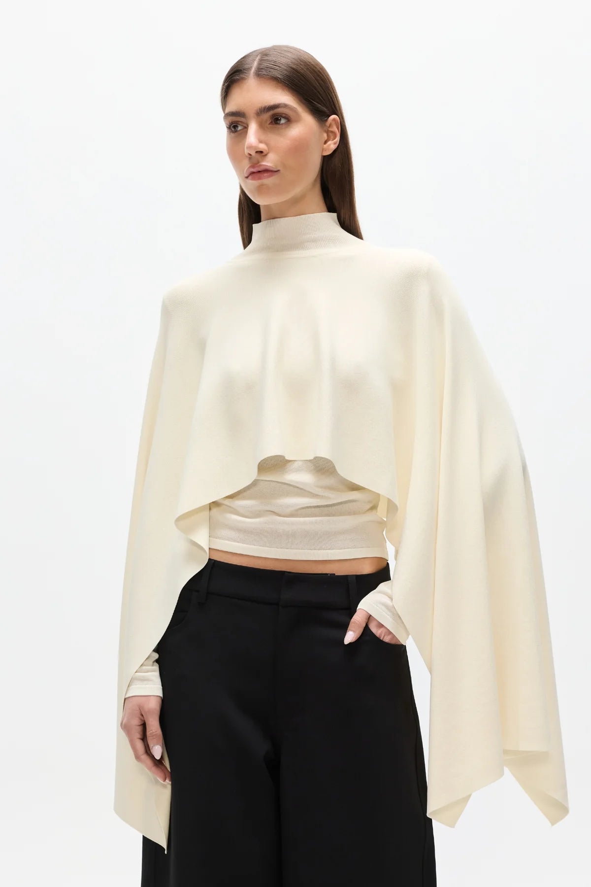 Sorello Poncho - Ivory