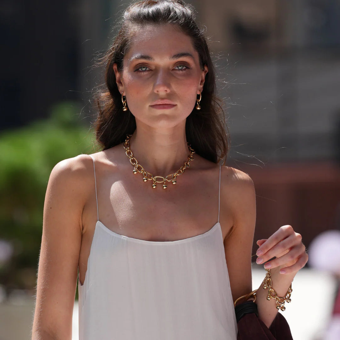 Sphere Chain Bracelet - Gold
