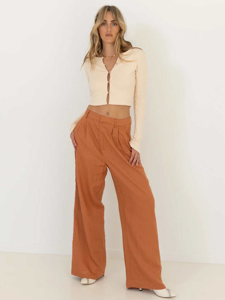 Tailored Pants - Amber