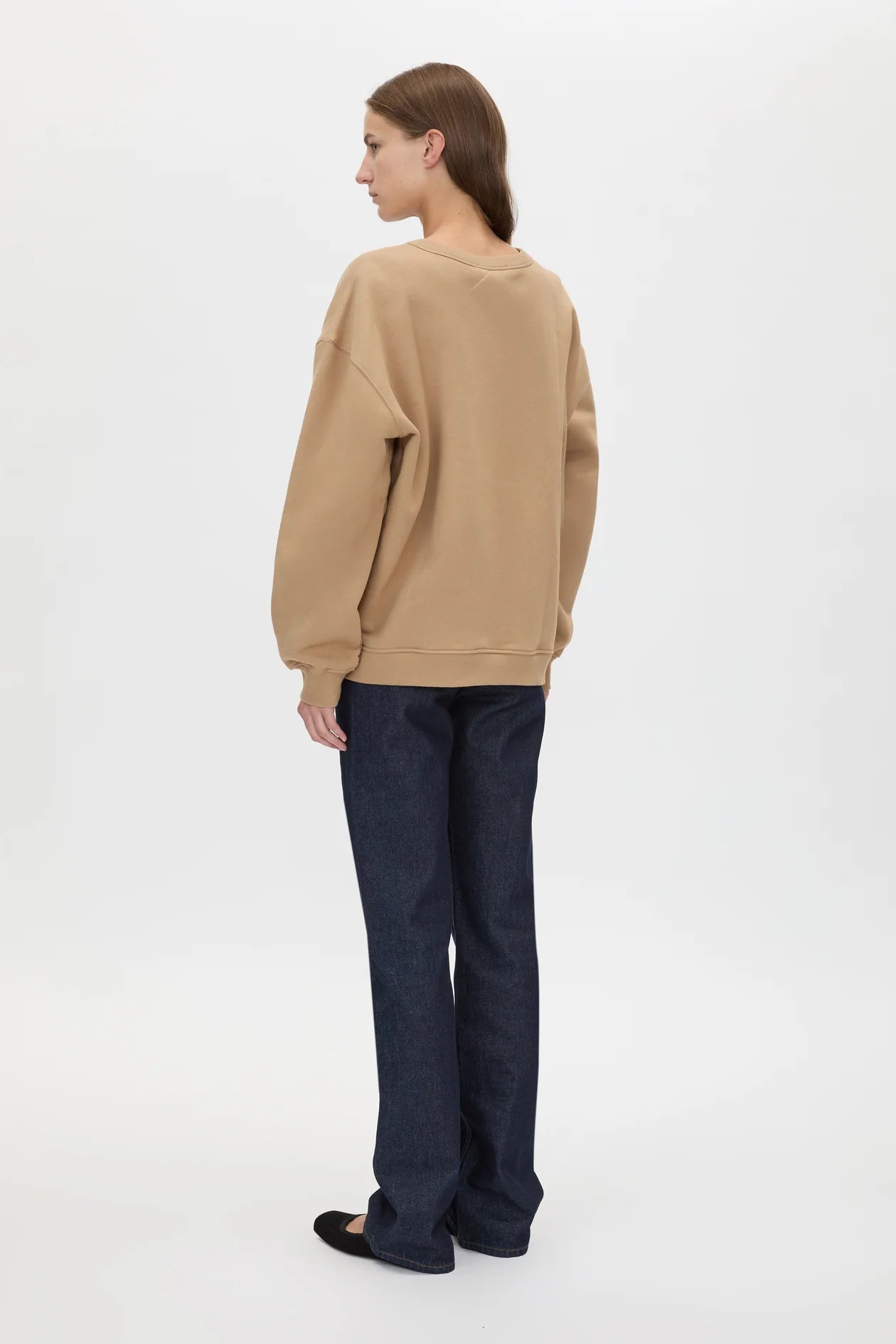 Anca Graphic Sweater - Latte