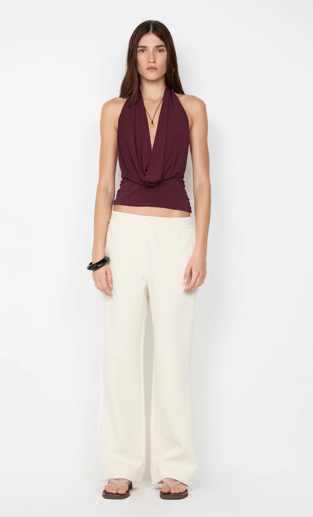 Sonnie Halter Top - Plum