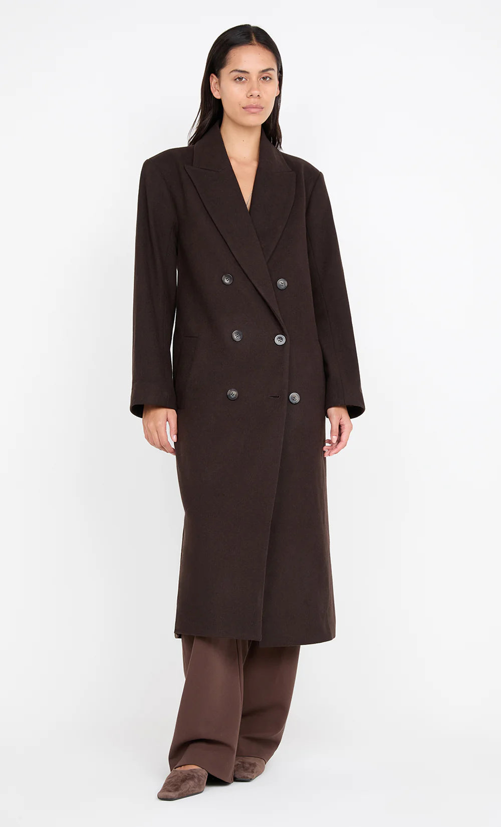 Celyn Short Coat - Dark Chocolate