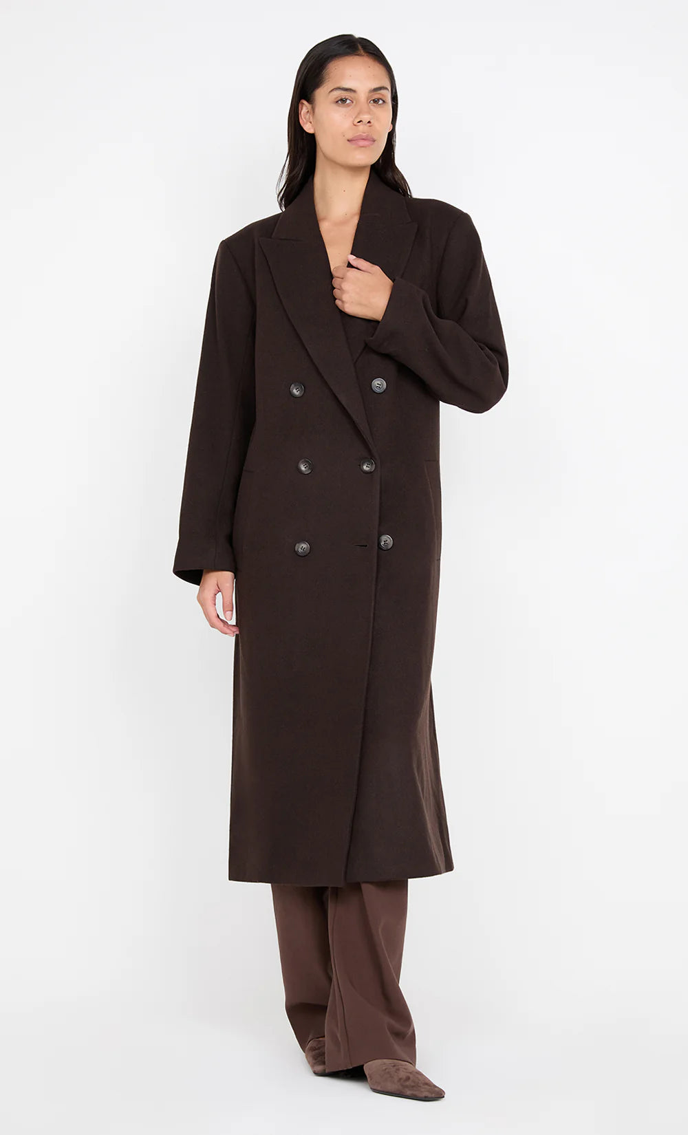 Celyn Short Coat - Dark Chocolate