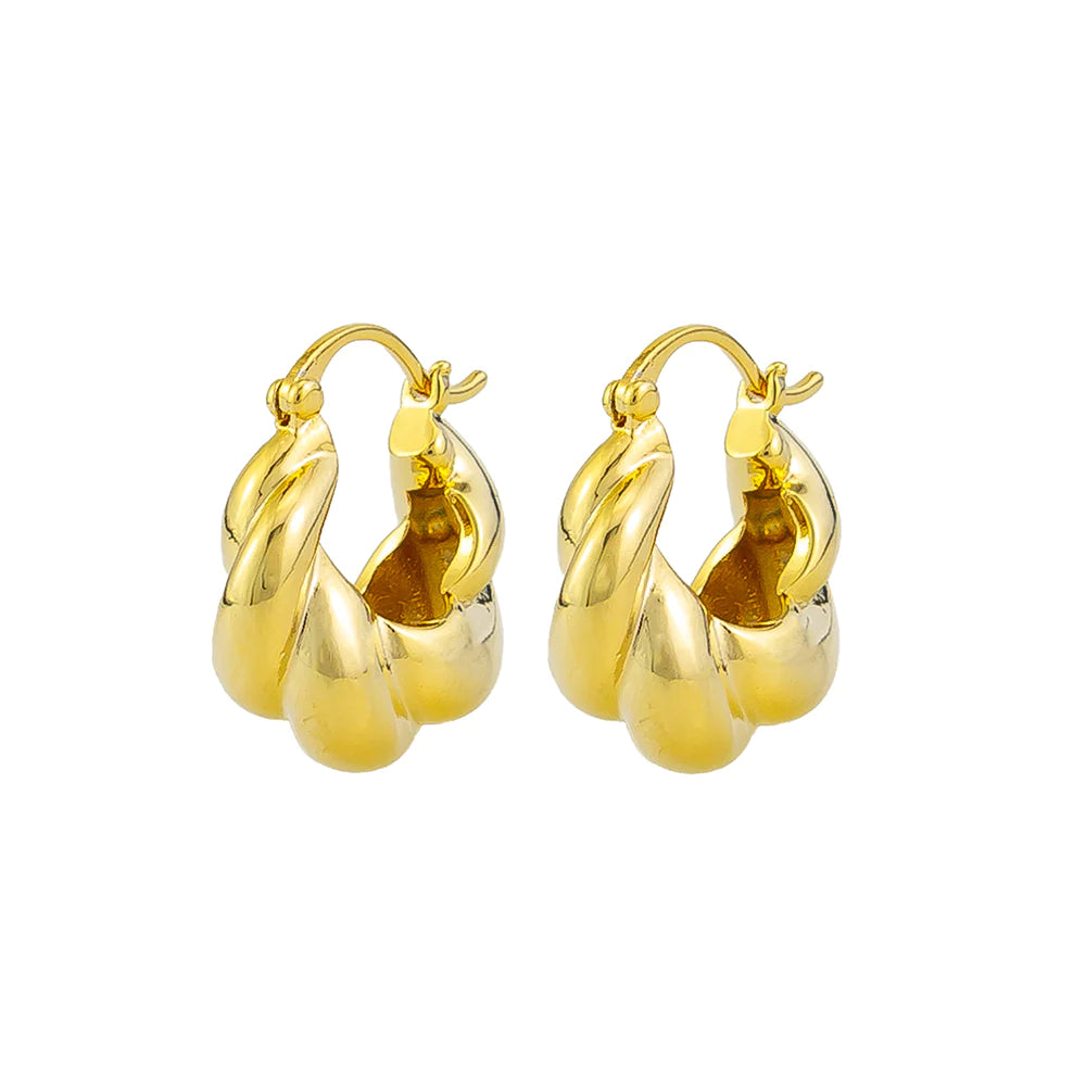 Willow Hoops - Gold