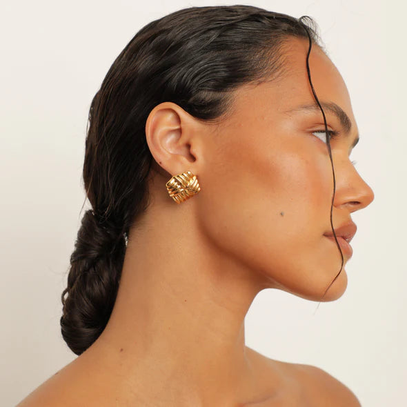 Wind Earrings - Gold