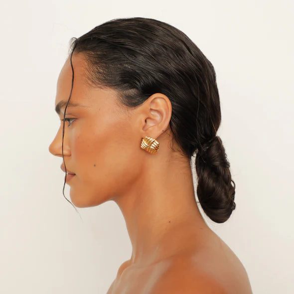 Wind Earrings - Gold
